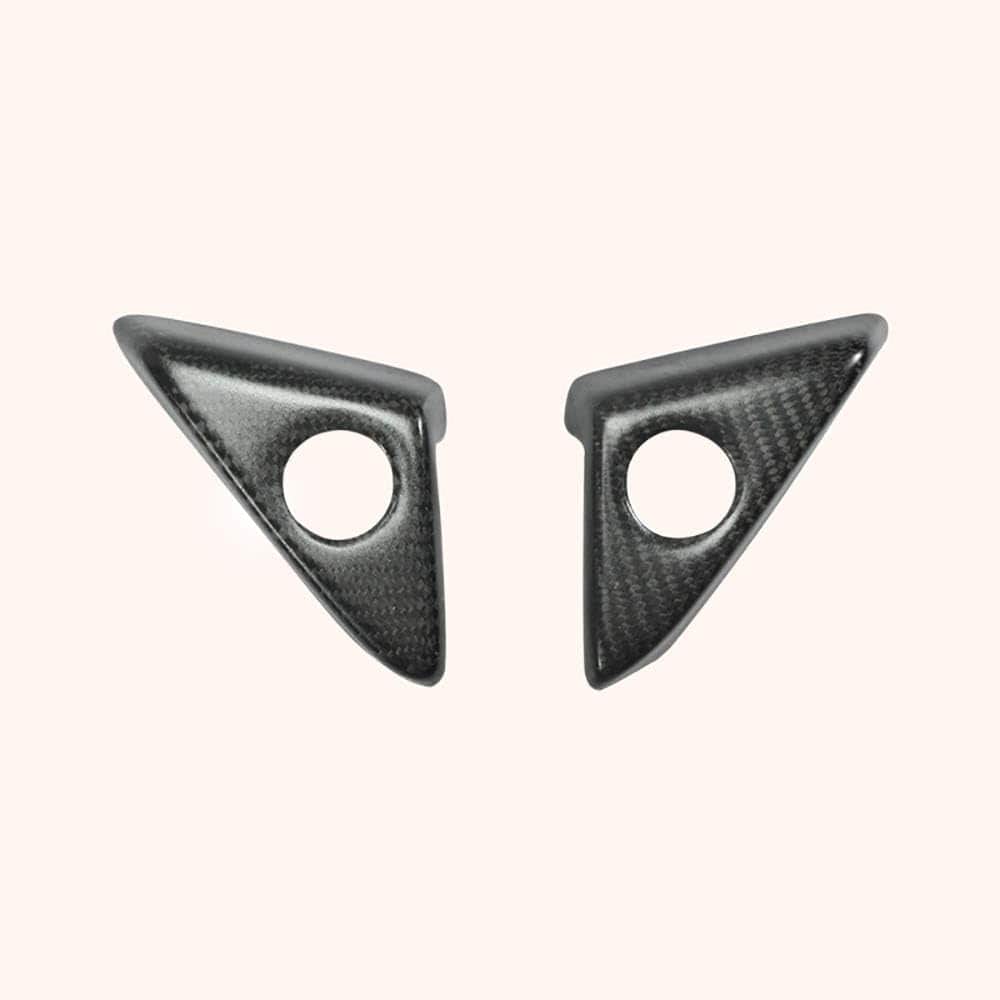 Kazento For R35 Gtr For Nissan Door Mirror Inner Panel Trinagle Matte Carbon Fiber Kazento Carbon Parts 车身侧板 R35-MC-TRI-MAT-MCF