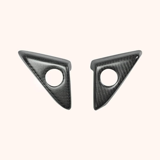 Kazento For R35 Gtr For Nissan Door Mirror Inner Panel Trinagle Matte Carbon Fiber Kazento Carbon Parts 车身侧板 R35-MC-TRI-MAT-MCF