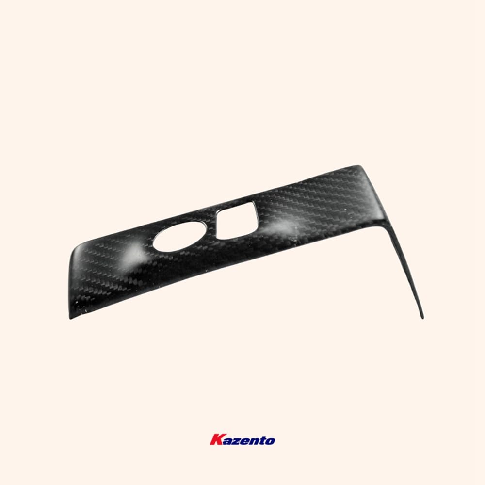 Kazento For R35 Gtr For Nissan Side Mirror Control Panel (Lhd) Matte Carbon Fiber Kazento Carbon Parts 车身侧板 R35-CONTROL-MC-MAT-MCF