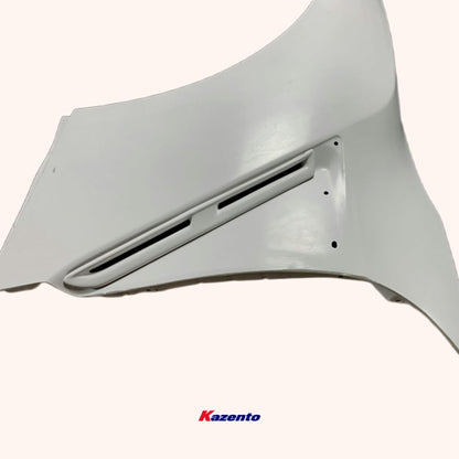 Kazento For R35 Gtr Oem For Nissan Front Fender (With Fender Vents) Fiber Glass Kazento Carbon Parts 车身侧板 R35-FF-OE-FRP