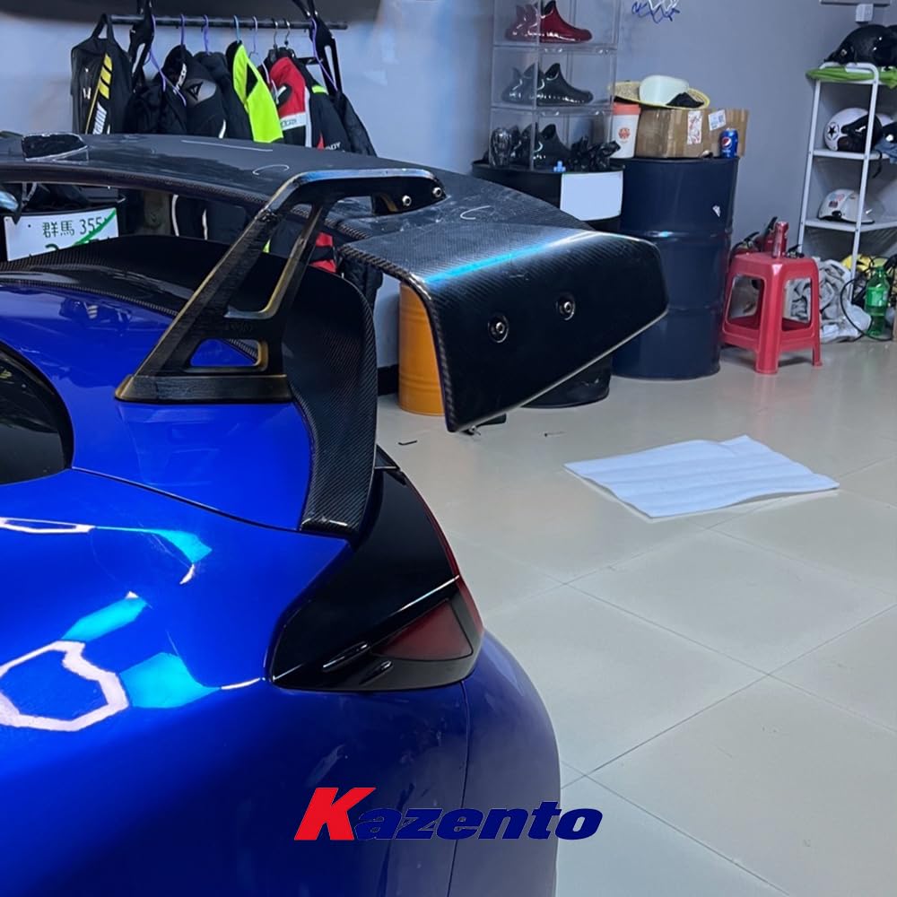Kazento For Sedan Coupe GR86 R35 M2 M3 M4 GTR Q50 G37 Q60 STI WRX AD Carbon Rear Spoiler Kazento Carbon Parts 车身侧板 UNI-RS-AD1-CF