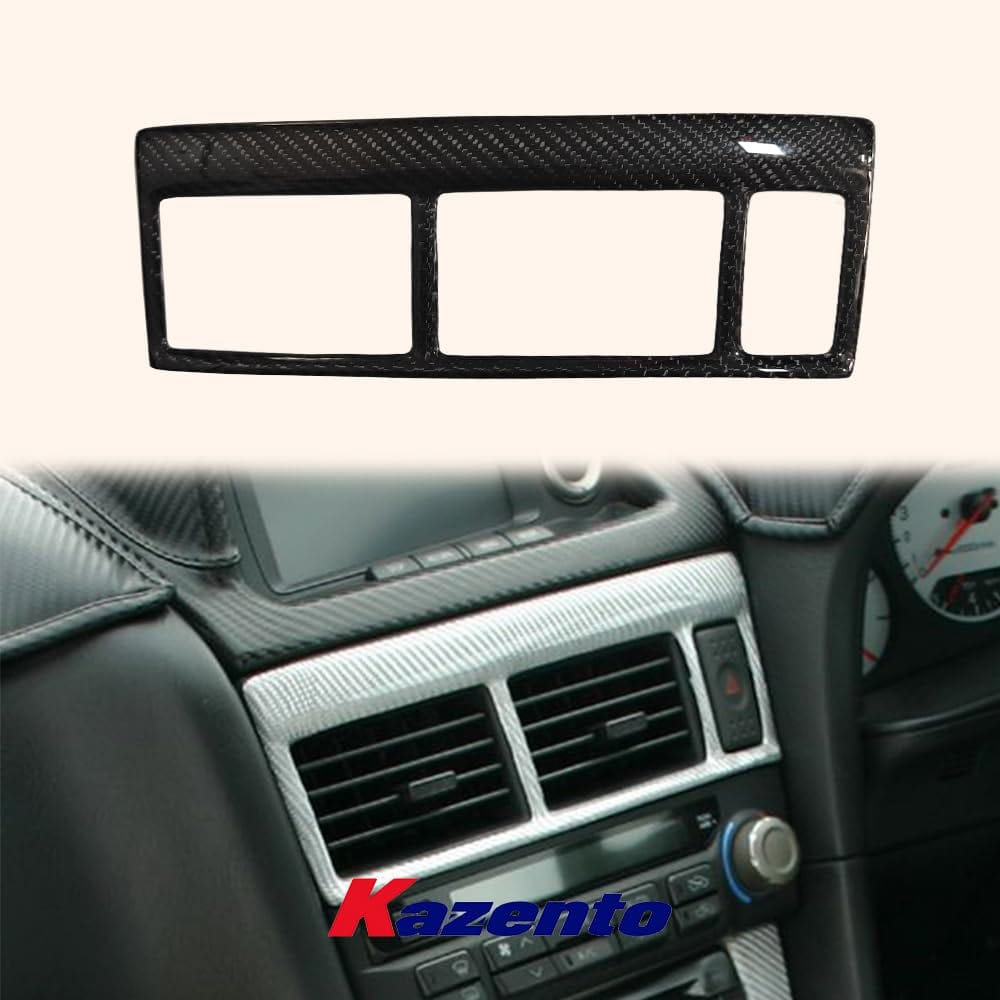 Kazento For Skyline R34 GTR For Nissan Air Con Surround Interior Trim Cover Panel Kazento Carbon Parts 车身侧板