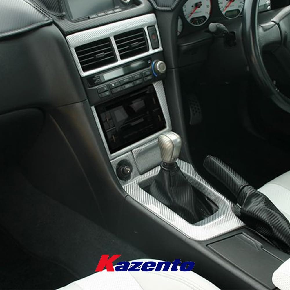 Kazento For Skyline R34 GTR For Nissan Gear Surround & Ashtray Stick on Type (RHD) MANUAL Kazento Carbon Parts 车身侧板