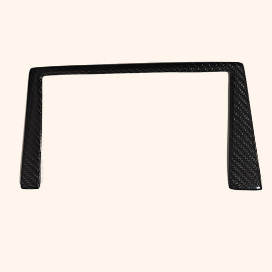 Kazento For Skyline R34 GTR For Nissan Interior Trim Center Radio Cover Surround Kazento Carbon Parts 车身侧板 Carbon Fiber R34-RADIO-TIE-CF