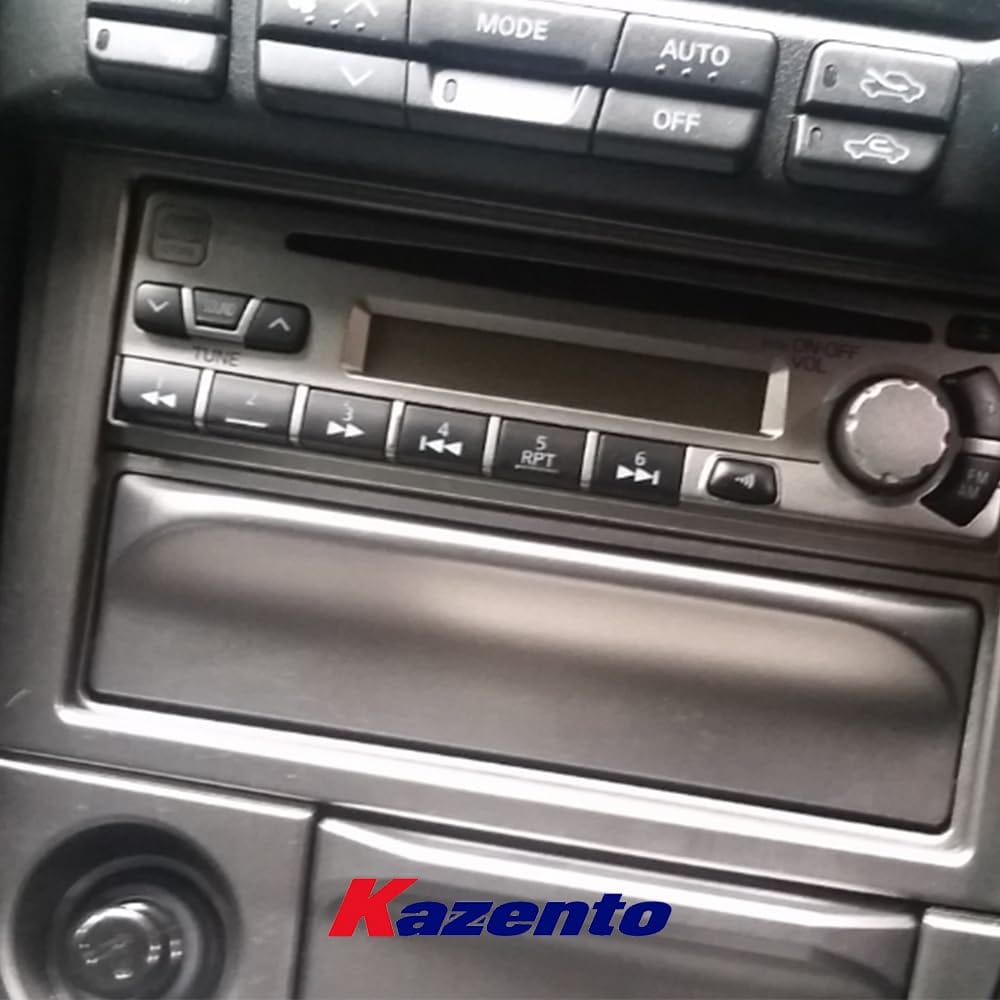Kazento For Skyline R34 GTR For Nissan Interior Trim Center Radio Cover Surround