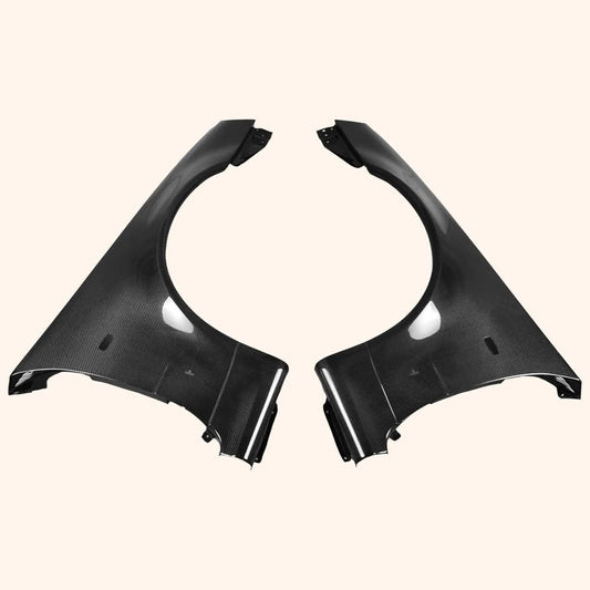 Kazento For Skyline R34 GTR For Nissan ZT Style Front Fender Pair Replacement Kazento Carbon Parts 车身侧板 Carbon Fiber R34-FF-ZT-GTR-CF