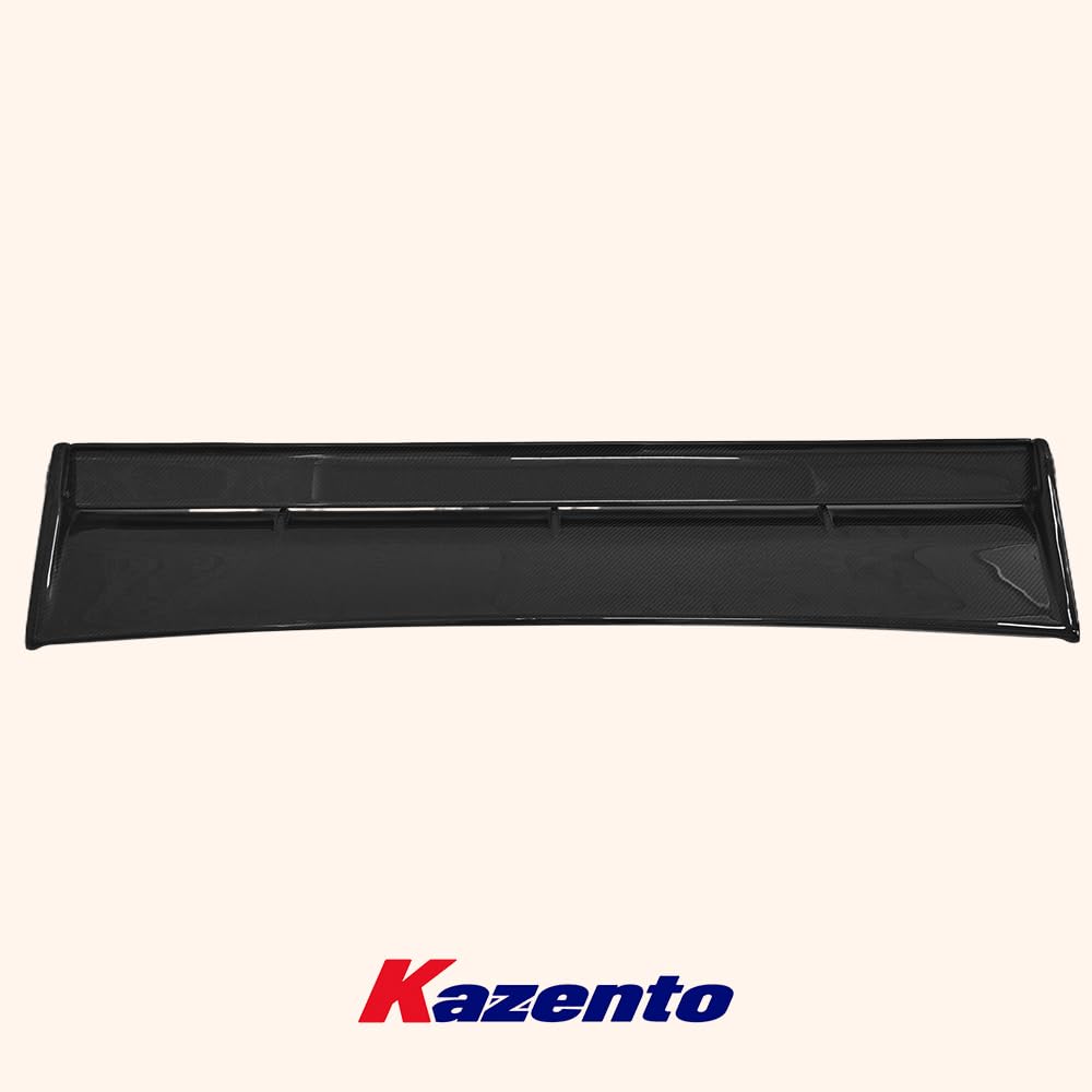 Kazento For Skyline R34 GTR GTT OE For Nissan Rear Trunk Spoiler with JUN High Spoiler Stand Kazento Carbon Parts 车身侧板