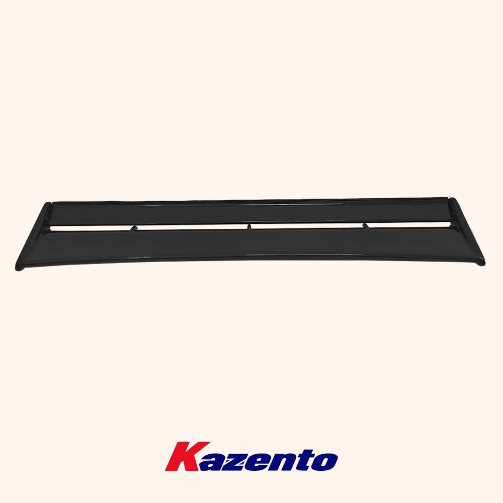 Kazento For Skyline R34 GTR GTT OE For Nissan Rear Trunk Spoiler with JUN High Spoiler Stand Kazento Carbon Parts 车身侧板