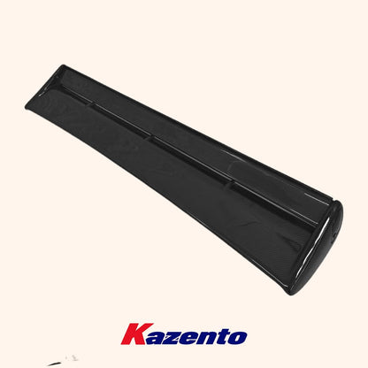 Kazento For Skyline R34 GTR GTT OE For Nissan Rear Trunk Spoiler with JUN High Spoiler Stand Kazento Carbon Parts 车身侧板