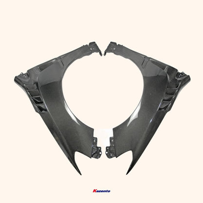 Kazento For Subaru 14-18 Impreza Wrx Vab Vaf Levorg Vmg/Vm4 Sti Dam Style Front Over Fender +8Mm Carbon Fiber Kazento Carbon Parts 车身侧板 VAB-FF-DAM-CF