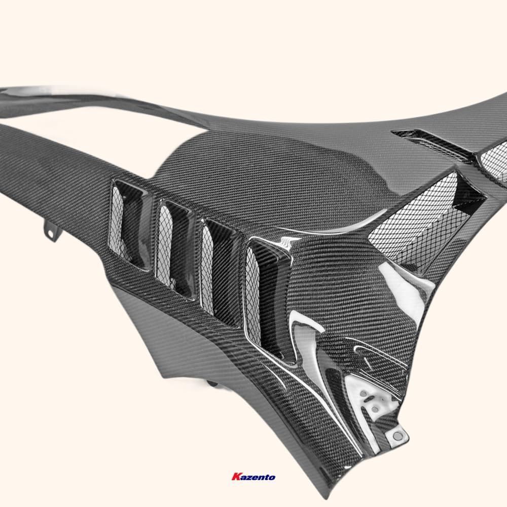Kazento For Subaru 14-18 Impreza Wrx Vab Vaf Levorg Vmg/Vm4 Sti Dam Style Front Over Fender +8Mm Carbon Fiber