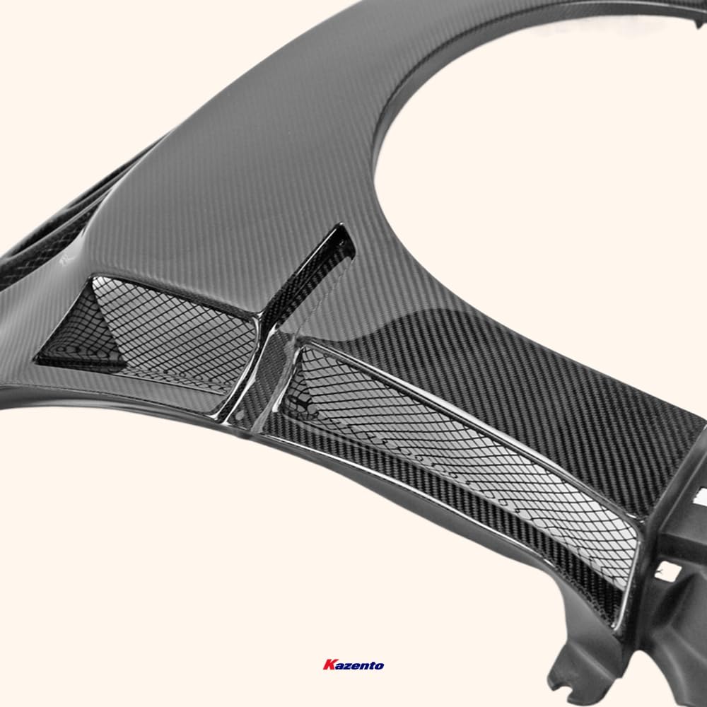 Kazento For Subaru 14-18 Impreza Wrx Vab Vaf Levorg Vmg/Vm4 Sti Dam Style Front Over Fender +8Mm Carbon Fiber