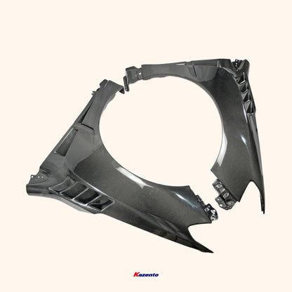 Kazento For Subaru 14-18 Impreza Wrx Vab Vaf Levorg Vmg/Vm4 Sti Dam Style Front Over Fender +8Mm Carbon Fiber