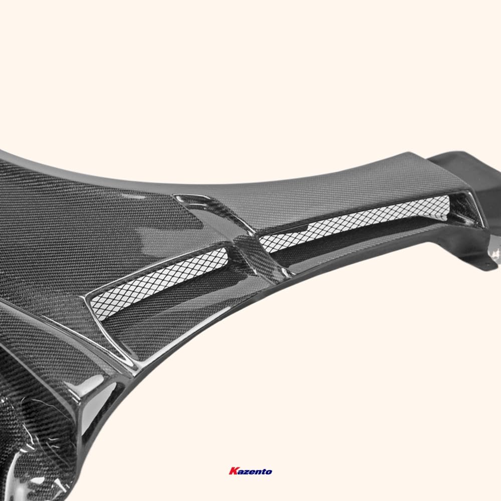 Kazento For Subaru 14-18 Impreza Wrx Vab Vaf Vrs Arising Ii Front Fender 2Pcs Carbon Fiber Kazento Carbon Parts 车身侧板 VAB-FF-VRSA1-CF