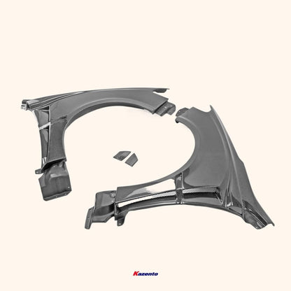 Kazento For Subaru 14-18 Impreza Wrx Vab Vaf Vrs Arising Ii Front Fender 2Pcs Carbon Fiber