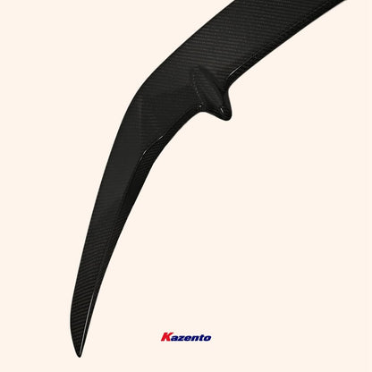 Kazento For SUBARU BRZ GR86 2022+ ST Style Carbon Fiber Rear Spoiler Wing Lip Kazento Carbon Parts 车身侧板 GR86-RS-ST-CF