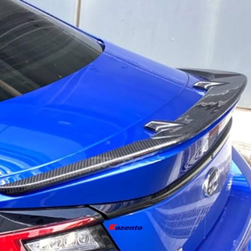 Kazento For SUBARU BRZ GR86 2022+ ST Style Carbon Fiber Rear Spoiler Wing Lip Kazento Carbon Parts 车身侧板 GR86-RS-ST-CF
