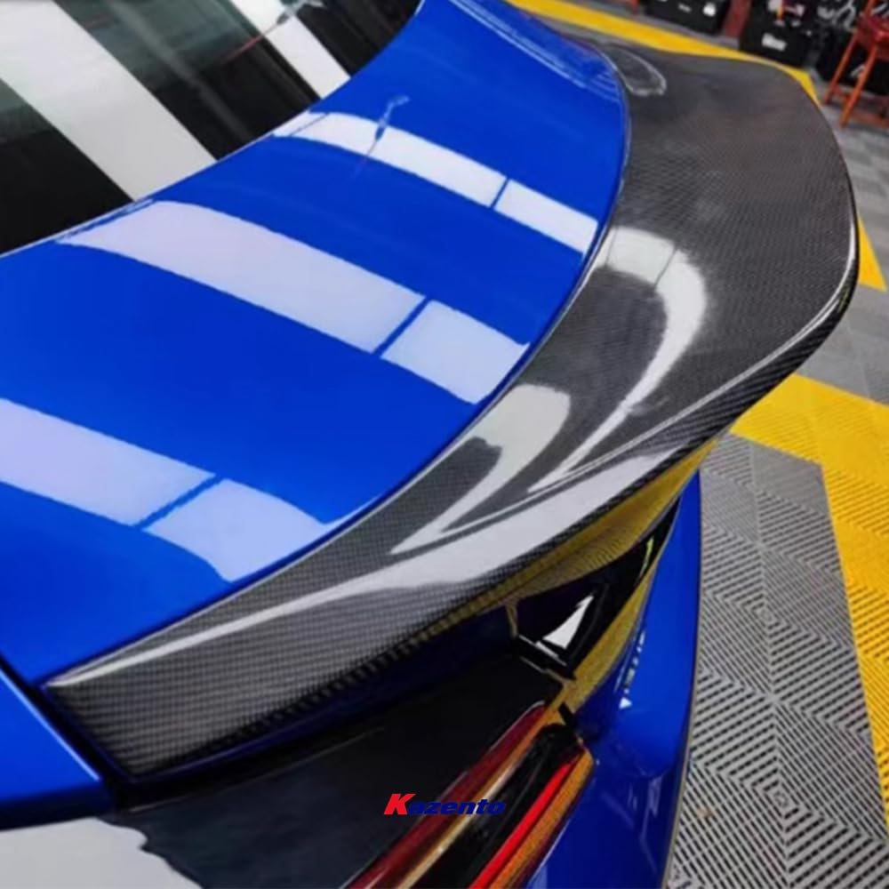 Kazento For SUBARU BRZ GR86 2022+ TRD-Style Carbon Fiber Rear Spoiler Wing Lip Car Body Kits