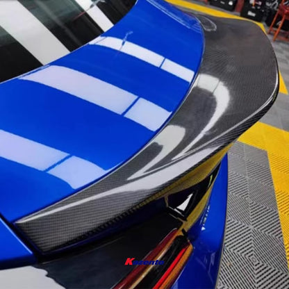 Kazento For SUBARU BRZ GR86 2022+ TRD-Style Carbon Fiber Rear Spoiler Wing Lip Car Body Kits