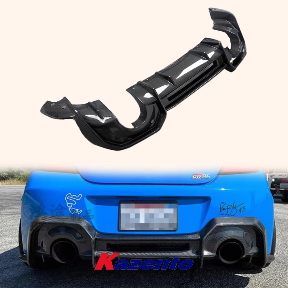 Kazento For Subaru (BRZ Only) 2022+ AD Style Carbon Front Lip Side Skirts Rear Lip 4pcs Kazento Carbon Parts 车身侧板 BRZ22-AERO-AR-CF