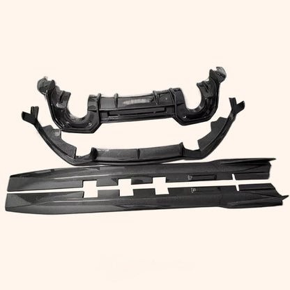 Kazento For Subaru (BRZ Only) 2022+ AD Style Carbon Front Lip Side Skirts Rear Lip 4pcs Kazento Carbon Parts 车身侧板 BRZ22-AERO-AR-CF
