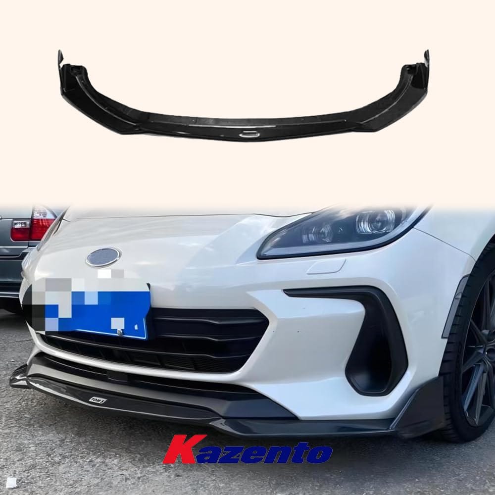Kazento For Subaru (BRZ Only) ZD8 2022-23 TM Style Carbon Fiber Front Bumper Bottom Lip Kazento Carbon Parts 车身侧板 BRZ22-FL-TM-CF