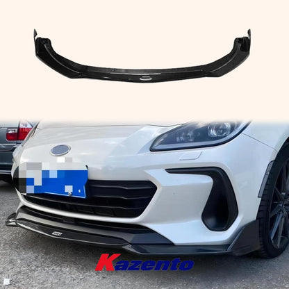 Kazento For Subaru (BRZ Only) ZD8 2022-23 TM Style Carbon Fiber Front Bumper Bottom Lip Kazento Carbon Parts 车身侧板 BRZ22-FL-TM-CF