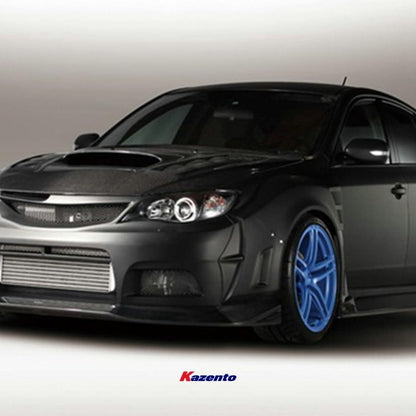 Kazento For Subaru Grb Gvb Vrs Style Wide Body Version Front Fender Set (4 Pcs) Fiber Glass Kazento Carbon Parts 车身侧板 GRB-FF-VA-FRP