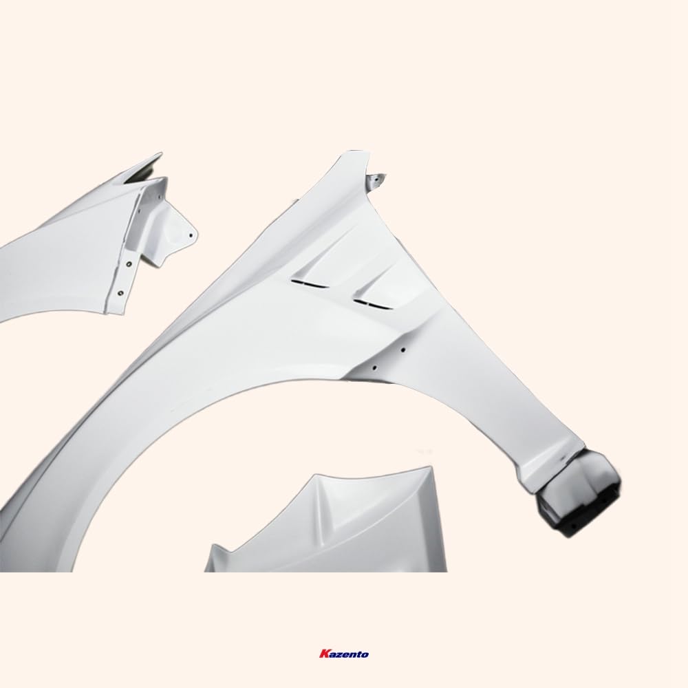 Kazento For Subaru Grb Gvb Vrs Style Wide Body Version Front Fender Set (4 Pcs) Fiber Glass Kazento Carbon Parts 车身侧板 GRB-FF-VA-FRP