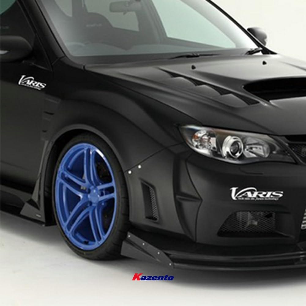 Kazento For Subaru Grb Gvb Vrs Style Wide Body Version Front Fender Set (4 Pcs) Fiber Glass Kazento Carbon Parts 车身侧板 GRB-FF-VA-FRP