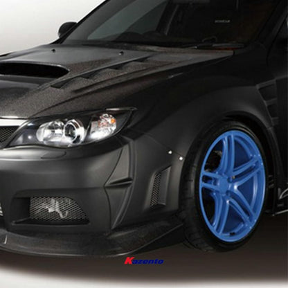 Kazento For Subaru Grb Gvb Vrs Style Wide Body Version Front Fender Set (4 Pcs) Fiber Glass