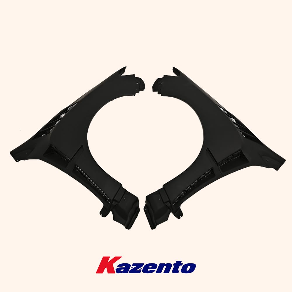 Kazento For Subaru Impreza 14-18 WRX VAB VAF STI DAM Style Fiber Glass Front Over Fender +8mm Kazento Carbon Parts 车身侧板 VAB-FF-DAM-FRP