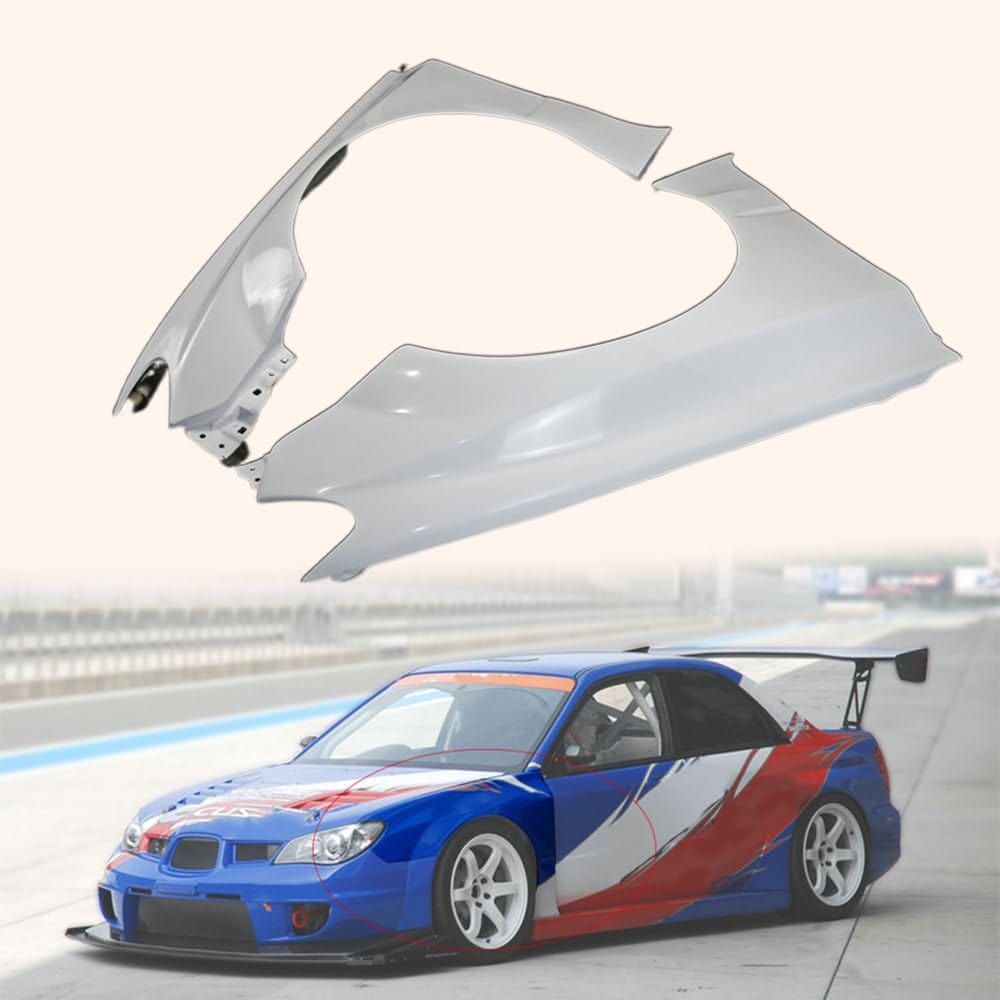 Kazento For Subaru Impreza 9 Gen Gdb F Vtxc Style Wide Front Fender Fiber Glass Kazento Carbon Parts 车身侧板 GDB-FF-VTXC-FRP