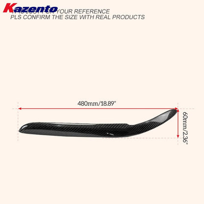 Kazento For Subaru Impreza GC GF Sedan WRX STI 1998-00 Carbon Headlight Eyelid Eyebrow Kazento Carbon Parts 车身侧板 GC-EYE-CF