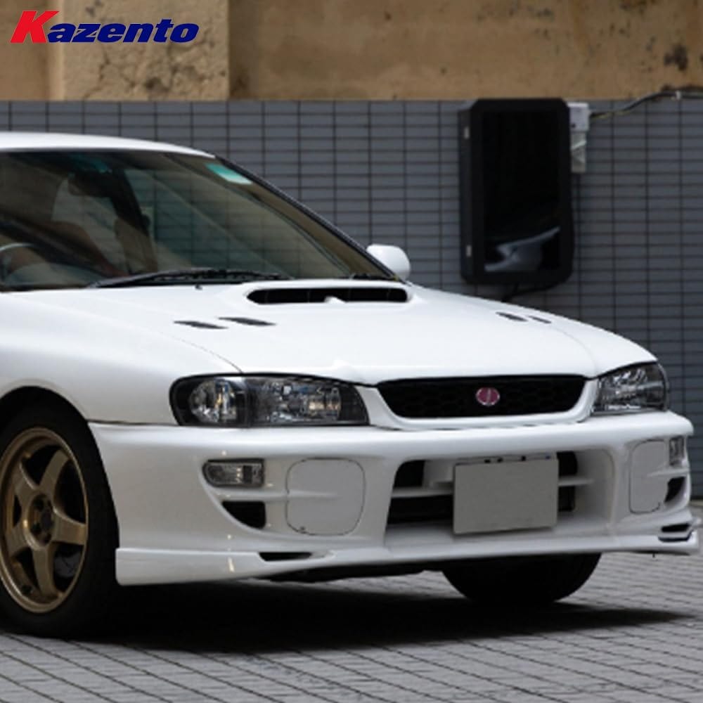 Kazento For Subaru Impreza GC GF Sedan WRX STI 1998-00 Carbon Headlight Eyelid Eyebrow