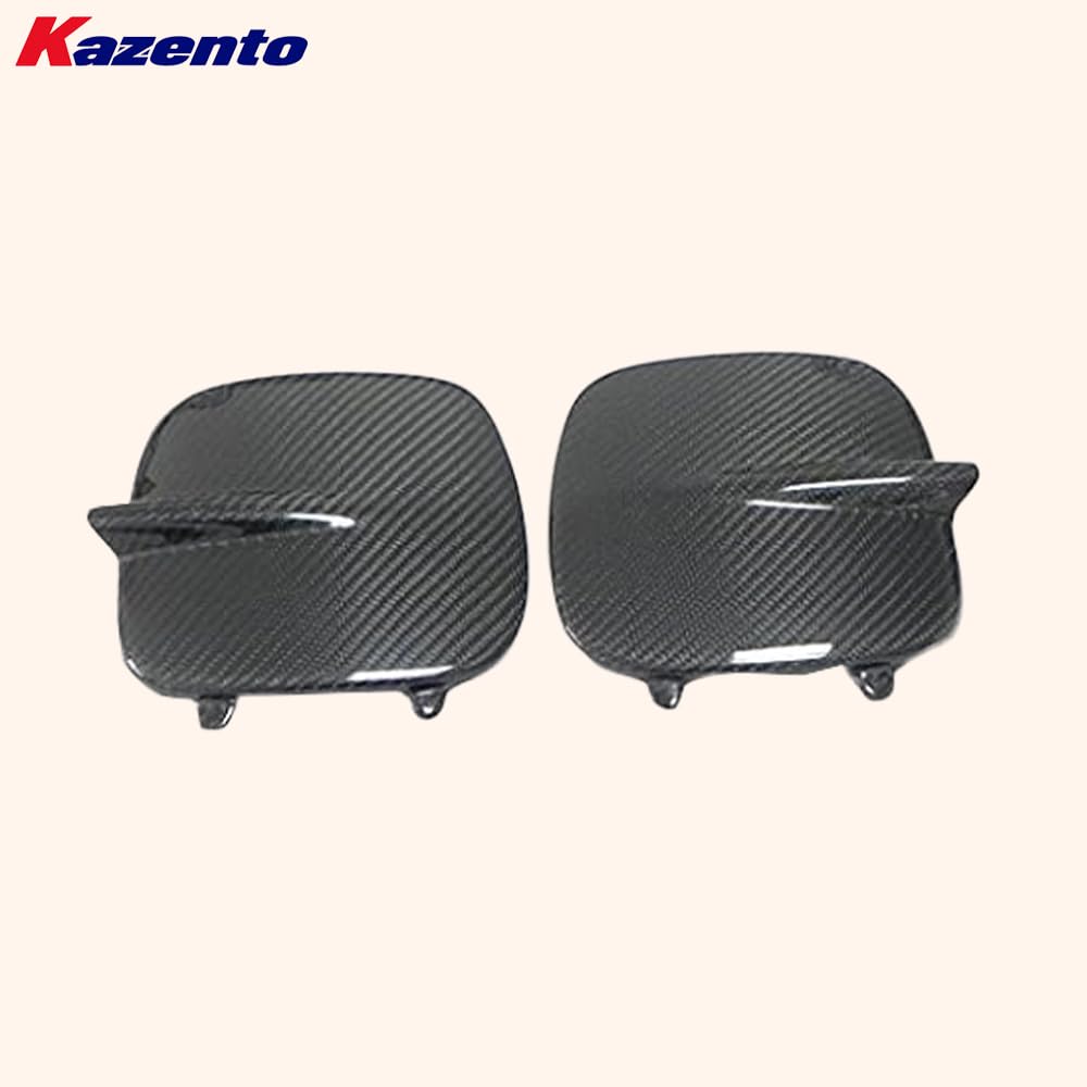 Kazento For Subaru Impreza GC8 GF Sedan WRX STI 1998-00 Carbon Fog Light Cover Panel Kazento Carbon Parts 车身侧板 GC-FOG-CF