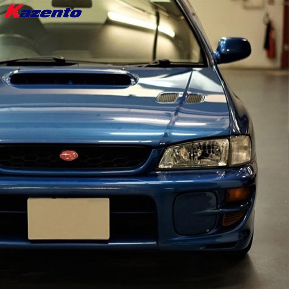 Kazento For Subaru Impreza GC8 GF Sedan WRX STI 1998-00 Carbon Fog Light Cover Panel Kazento Carbon Parts 车身侧板 GC-FOG-CF