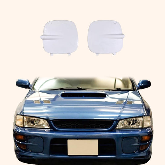 Kazento For Subaru Impreza GC8 GF Sedan WRX STI 1998-00 Fiberglass Fog Light Cover Panel Kazento Carbon Parts 车身侧板 GC-FOG-FRP