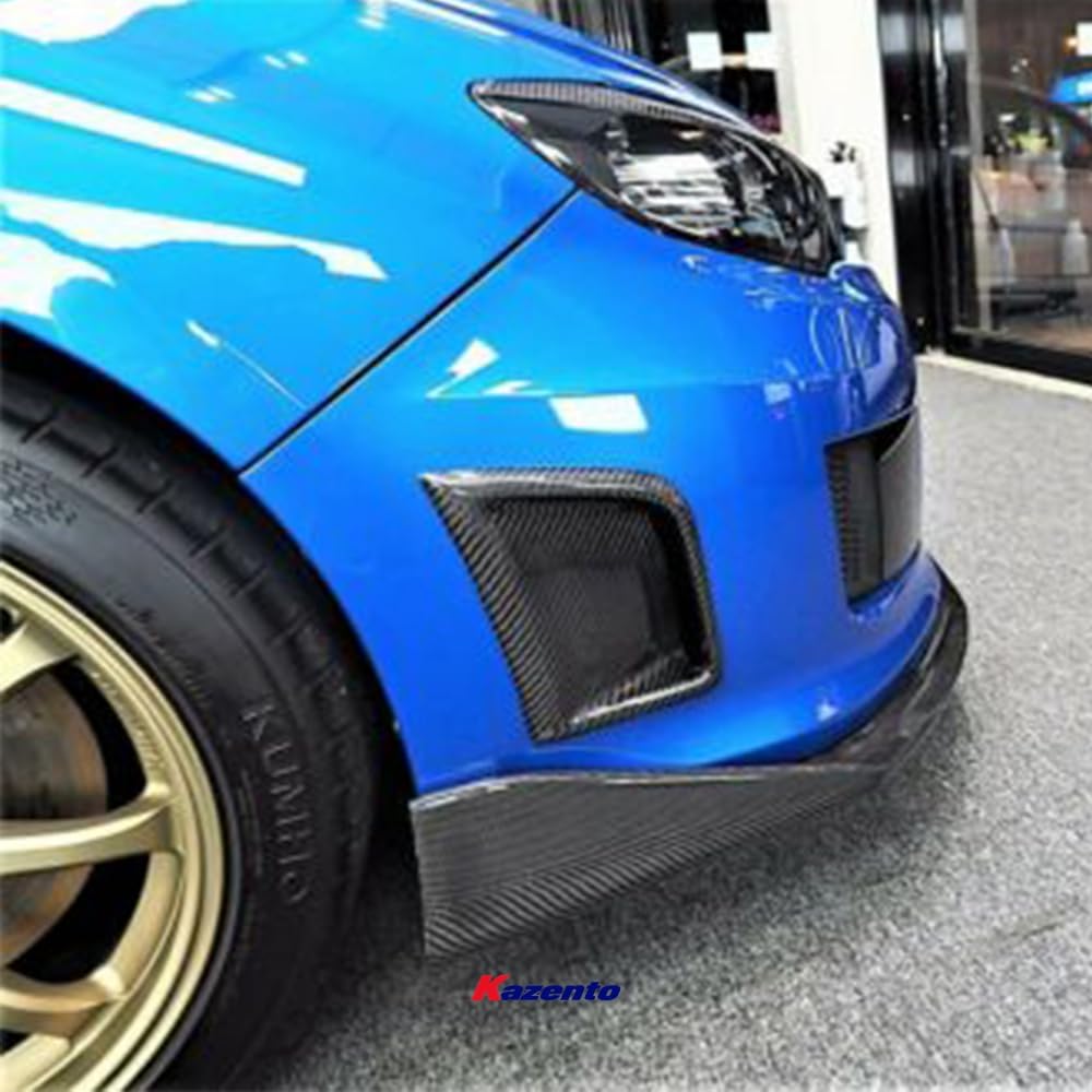 Kazento For Subaru Impreza Grb Wrx 10 Hatch Oem Front Bumper Side Vents Carbon Fiber Kazento Carbon Parts 车身侧板 GRB-BV-SIDE-CF