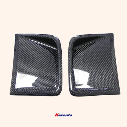 Kazento For Subaru Impreza Grb Wrx 10 Hatch Oem Front Bumper Side Vents Carbon Fiber