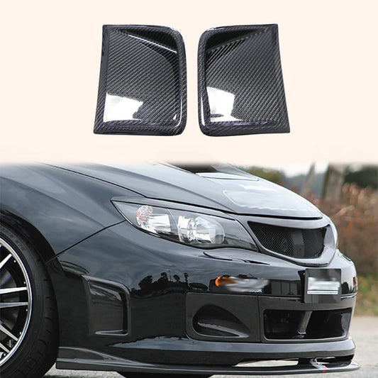 Kazento For Subaru Impreza Grb Wrx 10 Hatch Oem Front Bumper Side Vents Carbon Fiber