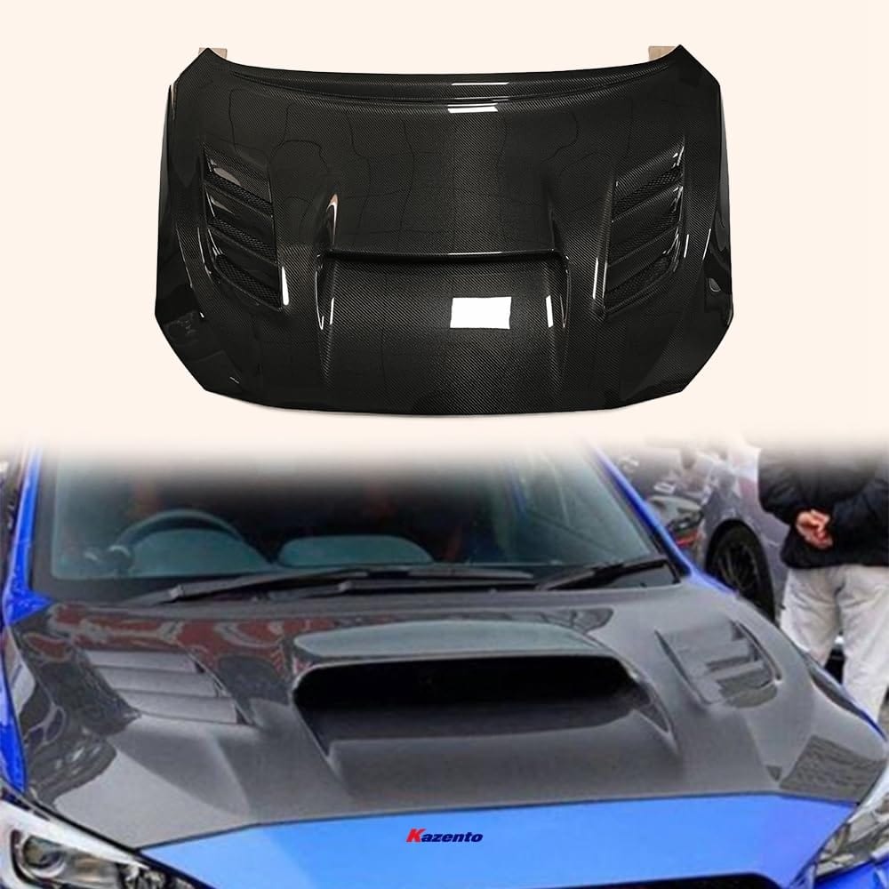 Kazento For Subaru Impreza STI WRX VAB 2015-2021 Carbon Fiber Vented VS Cooling Hood Kazento Carbon Parts 车身侧板