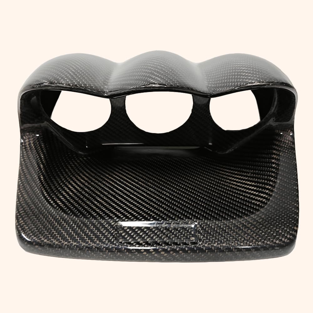 Kazento For Subaru Impreza WRX 9th 2002-07 GD Triple Gauge Pod 60mm Dashboard Carbon
Fiber Cover