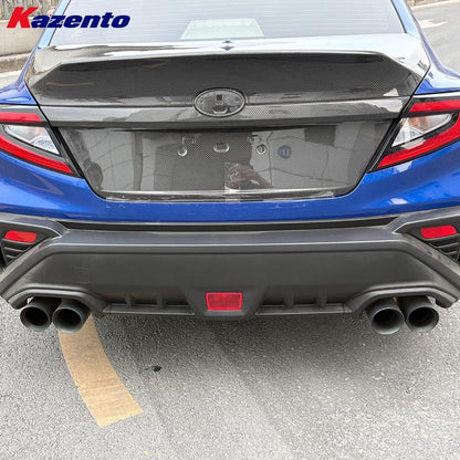 Kazento For Subaru Impreza WRX STI 2023+ VB VBH Carbon Rear Trunk Boot Ducktail Style Kazento Carbon Parts 车身侧板 WRX23-TRUNK-HT-CF