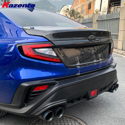 Kazento For Subaru Impreza WRX STI 2023+ VB VBH Carbon Rear Trunk OE Style with Garnish Kazento Carbon Parts 车身侧板 WRX23-TRUNK-OE-CF
