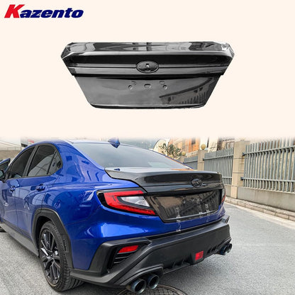 Kazento For Subaru Impreza WRX STI 2023+ VB VBH Carbon Rear Trunk OE Style with Garnish Kazento Carbon Parts 车身侧板 WRX23-TRUNK-OE-CF