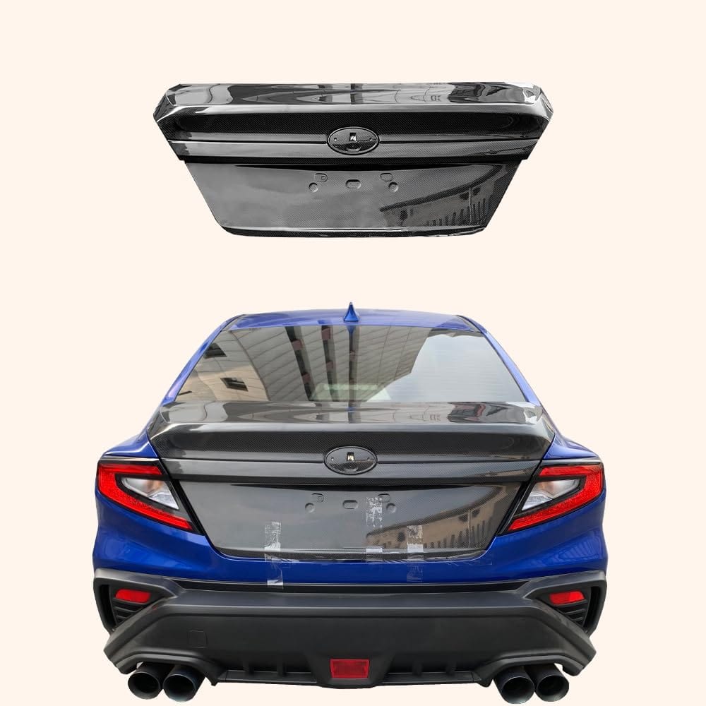 Kazento For Subaru Impreza WRX STI 2023+ VB VBH Carbon Rear Trunk OE Style with Garnish Kazento Carbon Parts 车身侧板 WRX23-TRUNK-OE-CF