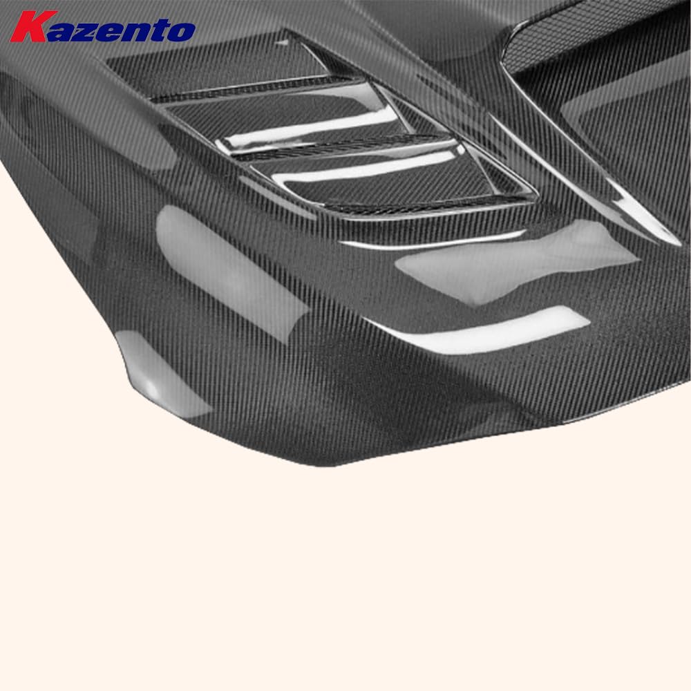 Kazento For Subaru WRX STI S4 VB 2021-24 Carbon Fiber Vented Cooling Front Hood Bonnet Kazento Carbon Parts 车身侧板 VB-HOOD-KZ-CF