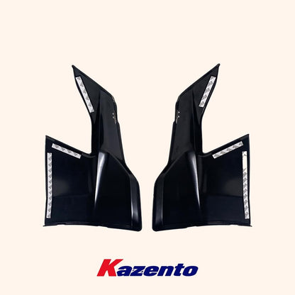 Kazento For Toyota 19-22 Corolla Sport Auris E210 Hatchback Mod Abs Rear Bumper Spat Kazento Carbon Parts 车身侧板 COR210-SPAT-MOD-ABS&