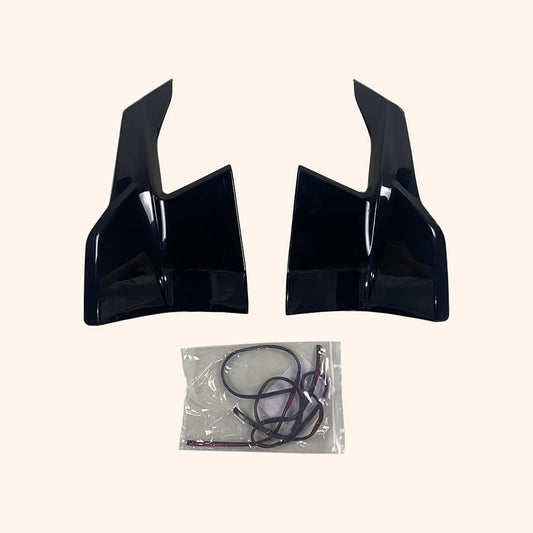 Kazento For Toyota 19-22 Corolla Sport Auris E210 Hatchback Mod Abs Rear Bumper Spat Kazento Carbon Parts 车身侧板 COR210-SPAT-MOD-ABS&